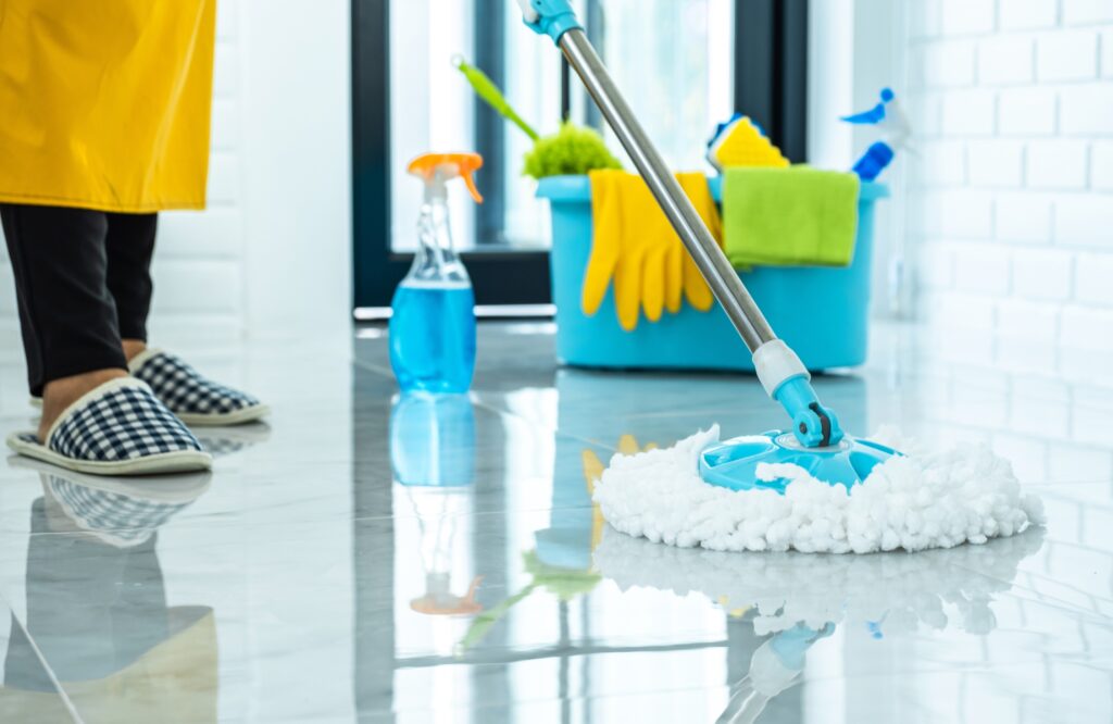 Neat and cozy living space representing professional residential cleaning services in SoHo NY homes